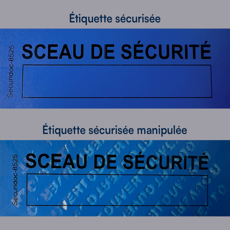 Étiquette sécurisée