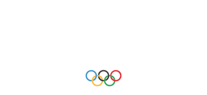 Anneaux olympiques aux cinq couleurs entrelacées