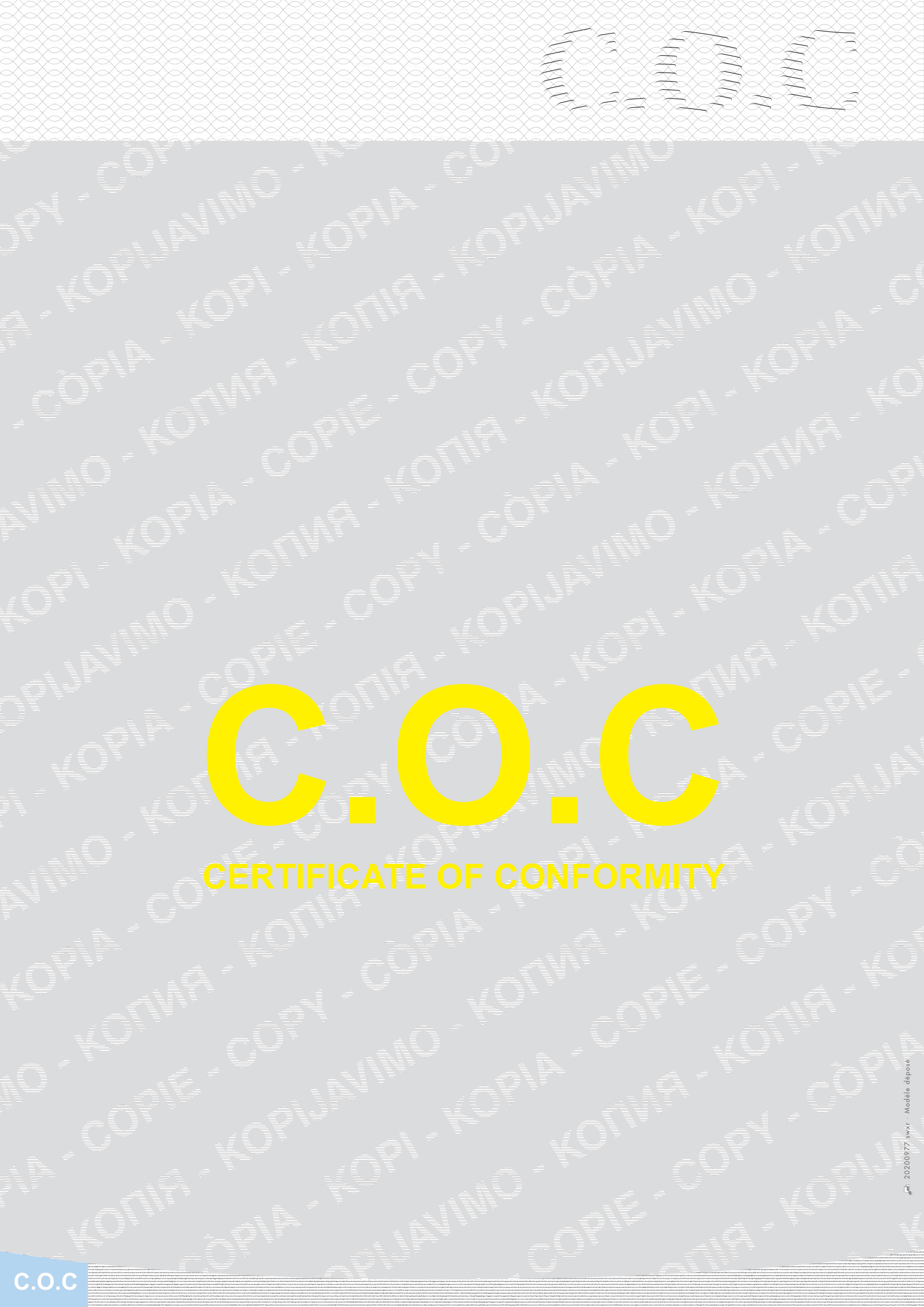 C.O.C — Sécurités apparentes
