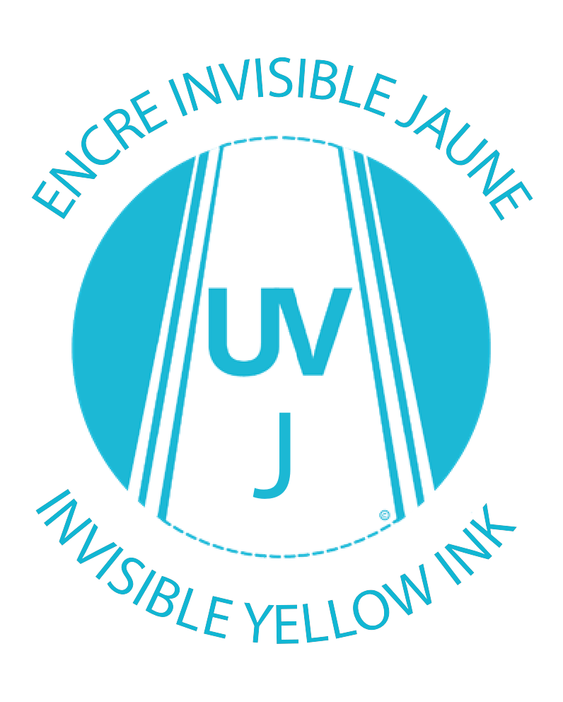 Encre invisible jaune